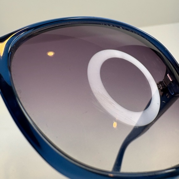 MARC JACOBS MMJ 370/S CLZ JJ 58•16•125 MARC JACOBS Blue Oversized Sunglasses - Picture 13 of 16